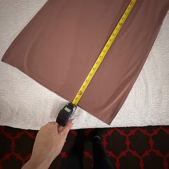 Like New Lululemon Get Going Midi Dress Red Dust Nulu Racerback Tank Size 4 S - Picture 12 of 15